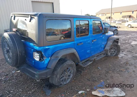 2024 Jeep Wrangler 4-Door Sport S 4X4 z USA, uszkodzony, nr VIN 1C4PJXDN0RW124564